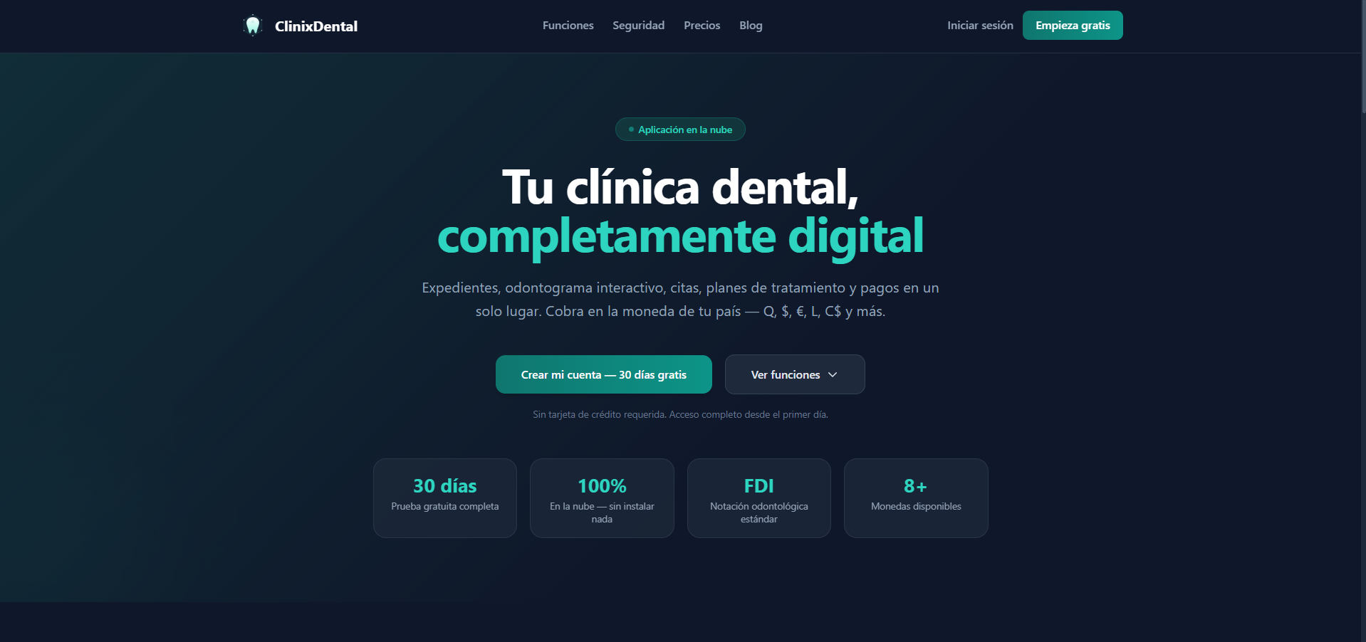 Captura de ClinixDental